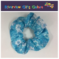 Scrunchie - Blue Flowers Scrunchie - Blue Flowers